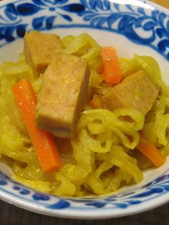 切干大根とスパムのカレー煮-レシピのメイン写真