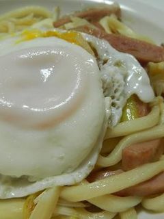 スパム焼きうどん-レシピのメイン写真