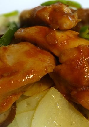 スパイシィーチキン温野菜添え-レシピのメイン写真