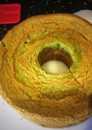 抹茶のシフォンケーキ-レシピのメイン写真