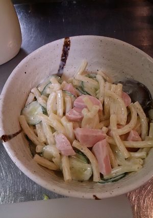卵アレルギーでも食べれるマカロニサラダ。-レシピのメイン写真