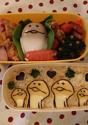 なめこ　★キャラ弁★　-レシピのメイン写真