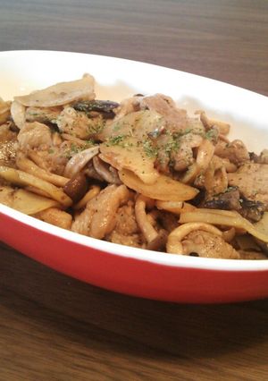 スペイン風キノコと豚肉のソテー-レシピのメイン写真