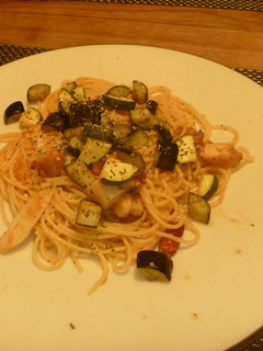 ズッキーニと茄子のトマトパスタ-レシピのメイン写真