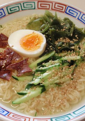 ポークジャーキー塩ラーメン-レシピのメイン写真