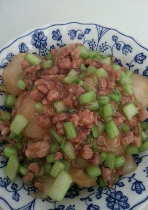 超簡単！！かぶとひき肉のあんかけ-レシピのメイン写真