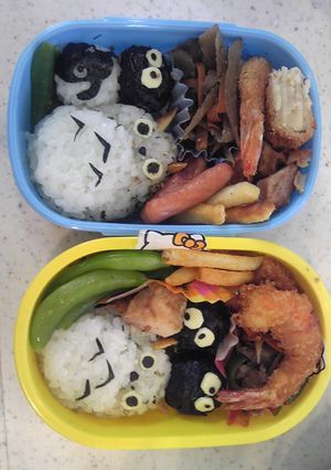 キャラ弁 トトロ-レシピのメイン写真