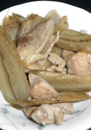 鶏ごぼう。お弁当にも♪麺つゆでも♪♪-レシピのメイン写真