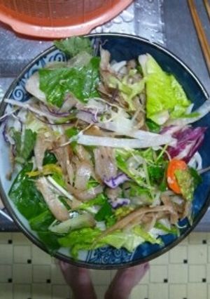 ５月２３日晩飯　【サラダうどん】-レシピのメイン写真