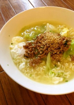 二度美味しい☆サッポロ1番塩ラーメン-レシピのメイン写真