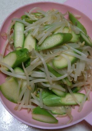 もやしとアスパラの塩炒め-レシピのメイン写真