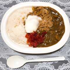 飽きたらこれ！意外とウマ納豆カレー♡-レシピのメイン写真