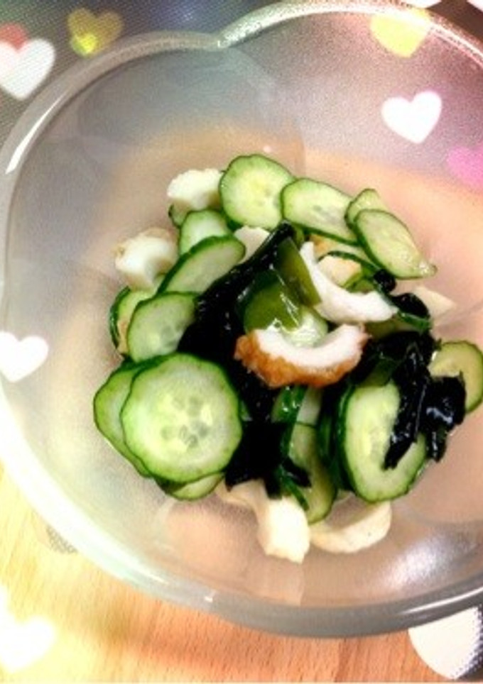 ちくわで酢の物-レシピのメイン写真