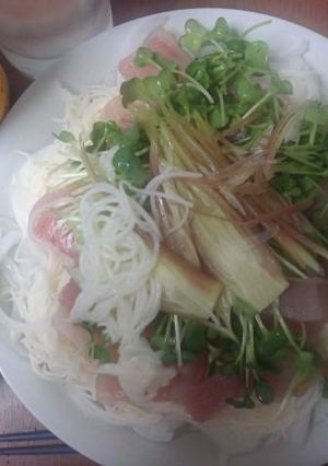 びんちょう鮪のぶっかけそうめん☆-レシピのメイン写真