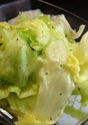 シンプル簡単♪レタスのハーブ塩サラダ-レシピのメイン写真