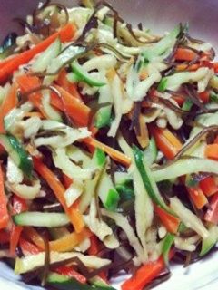 生姜で美味しい☆切干大根と昆布のサラダ-レシピのメイン写真
