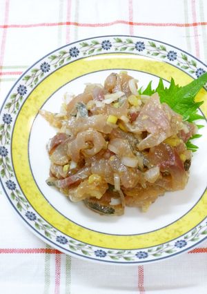 味噌控えめなアジのなめろう風-レシピのメイン写真