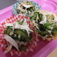 鶏肉ささみと大葉とキュウリの梅和え