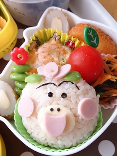 キャラ弁!簡単!はなかっぱ!-レシピのメイン写真