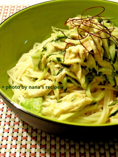 ささみと豆腐の棒棒鶏風サラダ麺-レシピのメイン写真