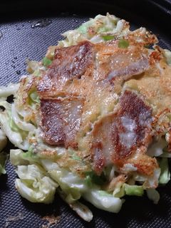 キャベツたっぷりチーズお好み焼き-レシピのメイン写真
