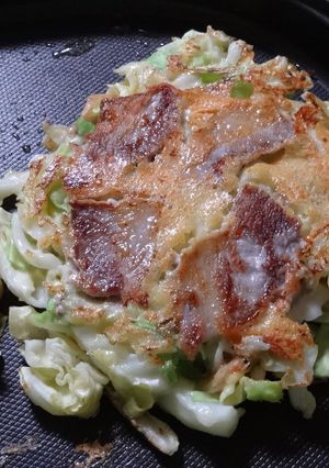 キャベツたっぷりチーズお好み焼き-レシピのメイン写真
