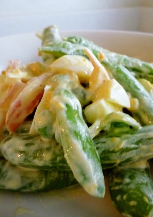 ゆず胡椒入り・スナップえんどうサラダ-レシピのメイン写真