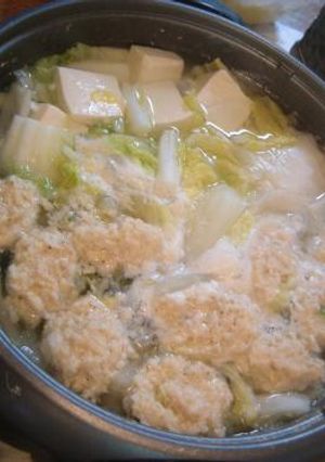 ふんわり鶏団子鍋-レシピのメイン写真