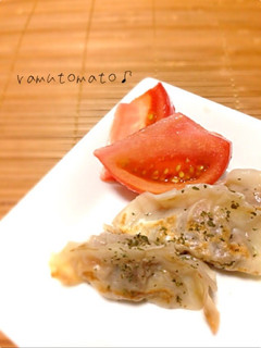 夏にぴったり♡さっぱりトマト餃子♪-レシピのメイン写真