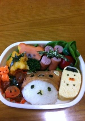 キャラ弁 リラックマ ハロウィン-レシピのメイン写真