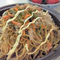 รูปของ お弁当にのびない！パスタde焼そば♪