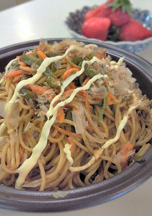 お弁当にのびない！パスタde焼そば♪-レシピのメイン写真