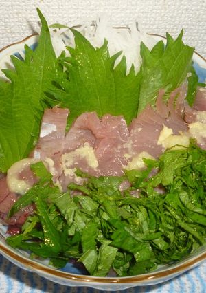 パパのかつおの刺身②-レシピのメイン写真