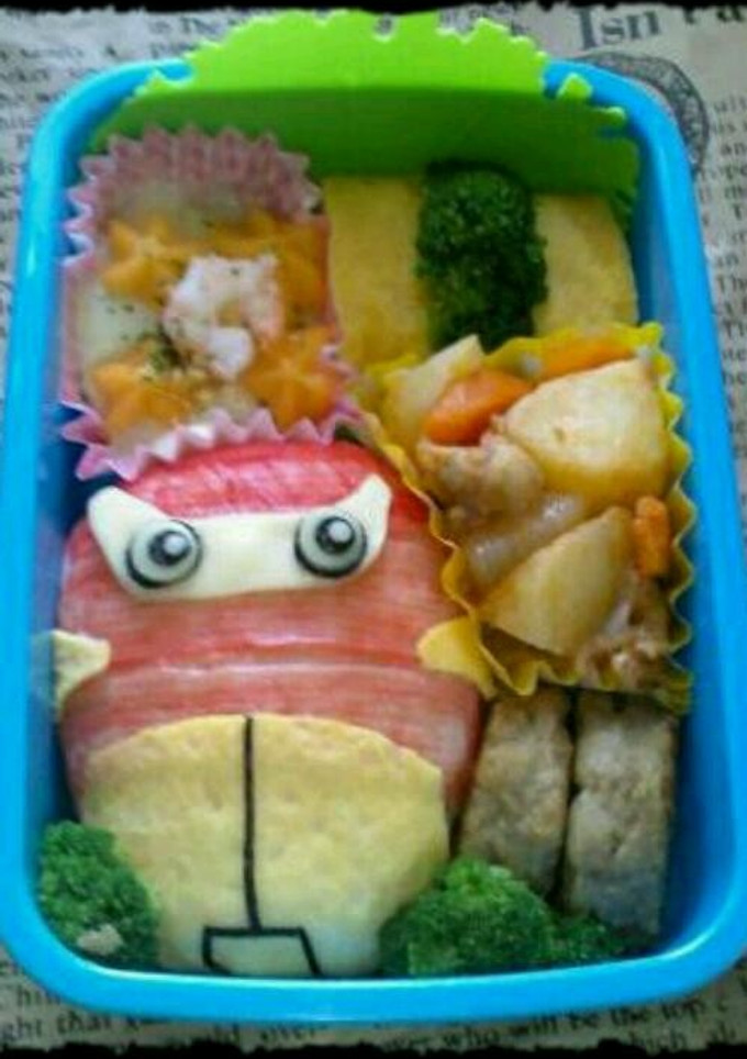幼稚園のお弁当☆train hero☆-レシピのメイン写真