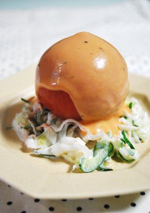 オシャレに満腹♡丸ごとトマトサラダ♡-レシピのメイン写真