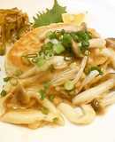 お豆腐と鶏のハンバーグ★和風きのこあん。
