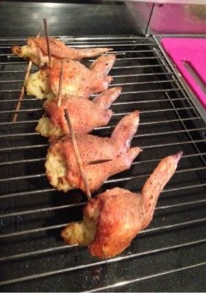 鶏手羽先のじゃが詰め焼き★-レシピのメイン写真