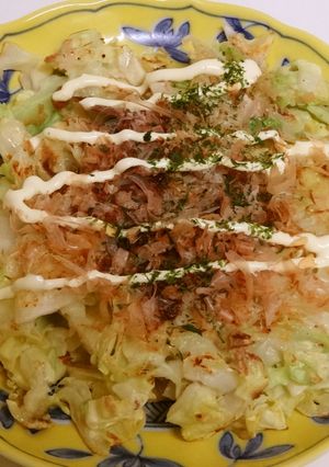 キャベツたっぷり納豆お好み焼き-レシピのメイン写真
