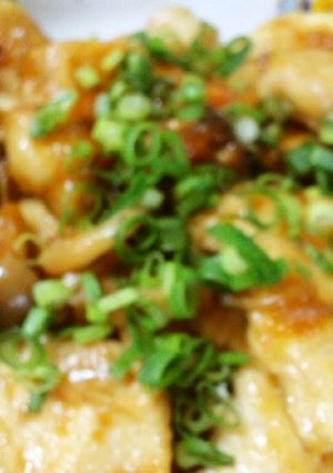 鶏胸肉の玉ねぎソース炒め-レシピのメイン写真