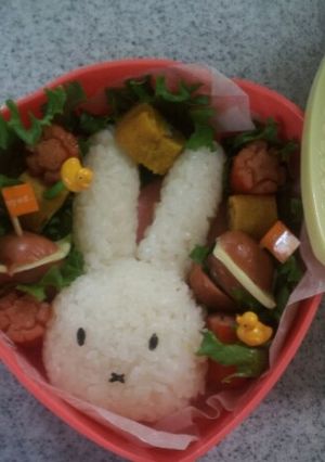 キャラ弁　簡単ミッフィー-レシピのメイン写真