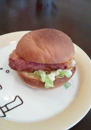 スパムバーガ～-レシピのメイン写真
