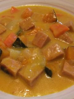 スパムとかぼちゃのシチュー-レシピのメイン写真