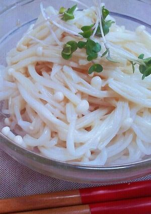 ﾀﾞｲｴｯﾄに！低カロ低糖質エノキ素麺-レシピのメイン写真