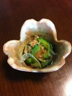 ゴーヤと新玉ねぎのポン酢和え-レシピのメイン写真
