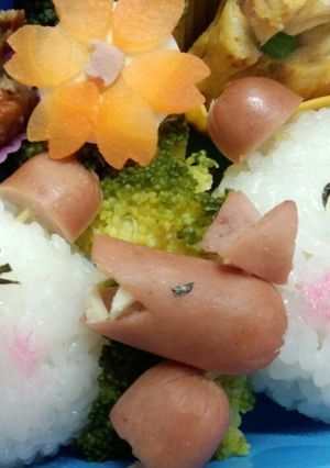 お弁当に☆ソーセージで狼さん☆-レシピのメイン写真