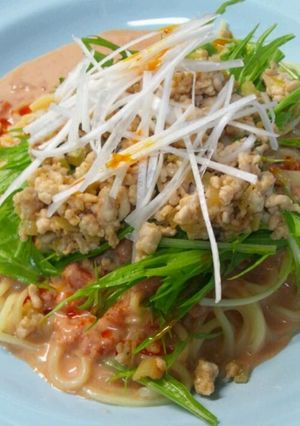 冷製担々麺~トマト&豆乳~-レシピのメイン写真