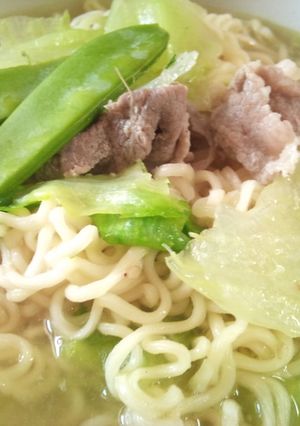 塩らーめんで温しゃぶ風-レシピのメイン写真