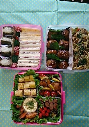 2013年　運動会（３段重）-レシピのメイン写真
