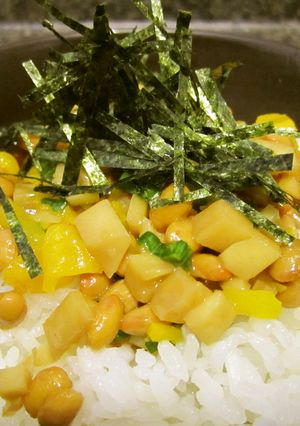 超しんぷる☆れんこん納豆丼-レシピのメイン写真