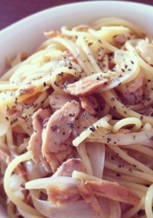新たまねぎ&ツナの簡単和風パスタ♪-レシピのメイン写真